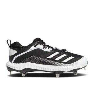 Adidas Icon 6 Bounce Size 16 Mens Metal Baseball Cleats Black White‎ EG7603